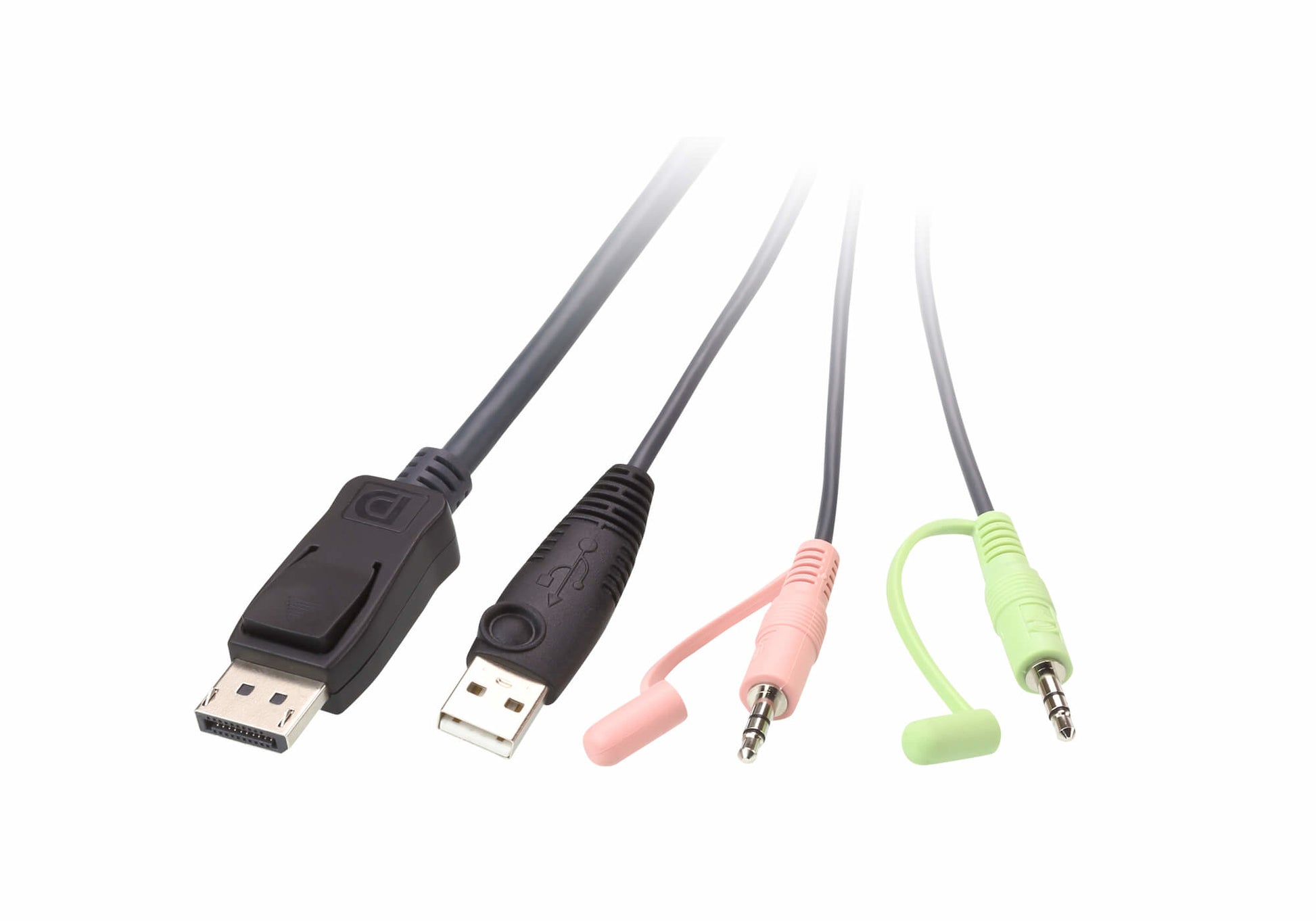 ATEN CS22DP – KVM-Switch – 2-Port, DP – 4096 × 2160 @ 30 Hz, Audio