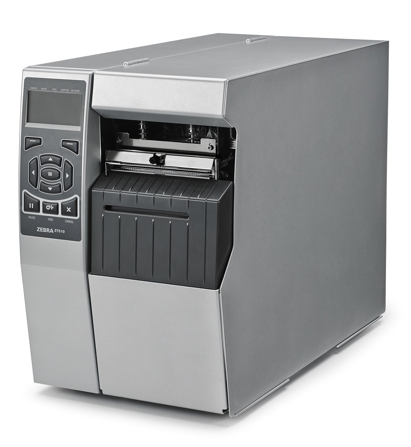 Zebra ZT510 – Etikettendrucker, Thermotransfer, für Etiketten bis 104 mm, USB, LAN, 300 dpi