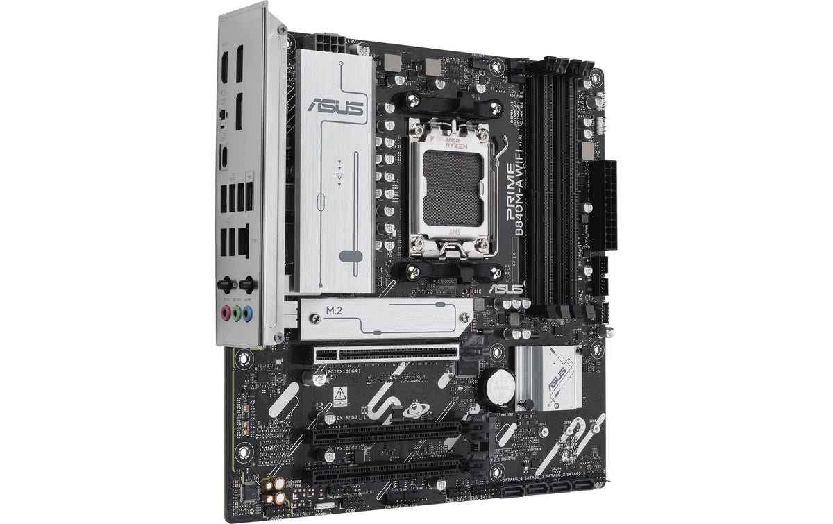 ASUS PRIME B840M-A WIFI – Mainboard – AM5, AMD B840, mATX, DDR5