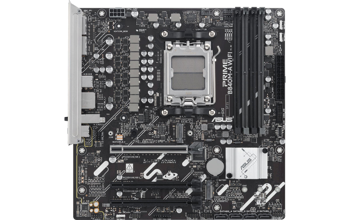 ASUS PRIME B840M-A WIFI – Mainboard – AM5, AMD B840, mATX, DDR5