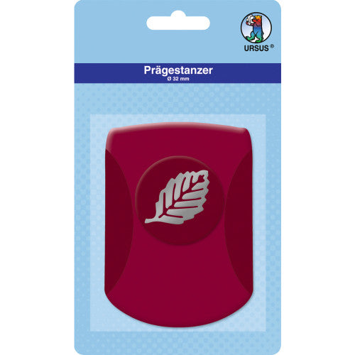URSUS Motivstanzer Blatt – Ø 32 mm, violett