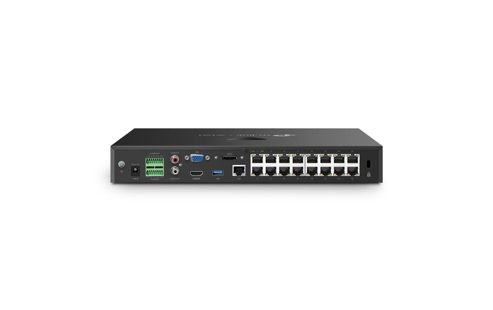 TP-Link VIGI NVR2016H-16MP – 4K – PoE