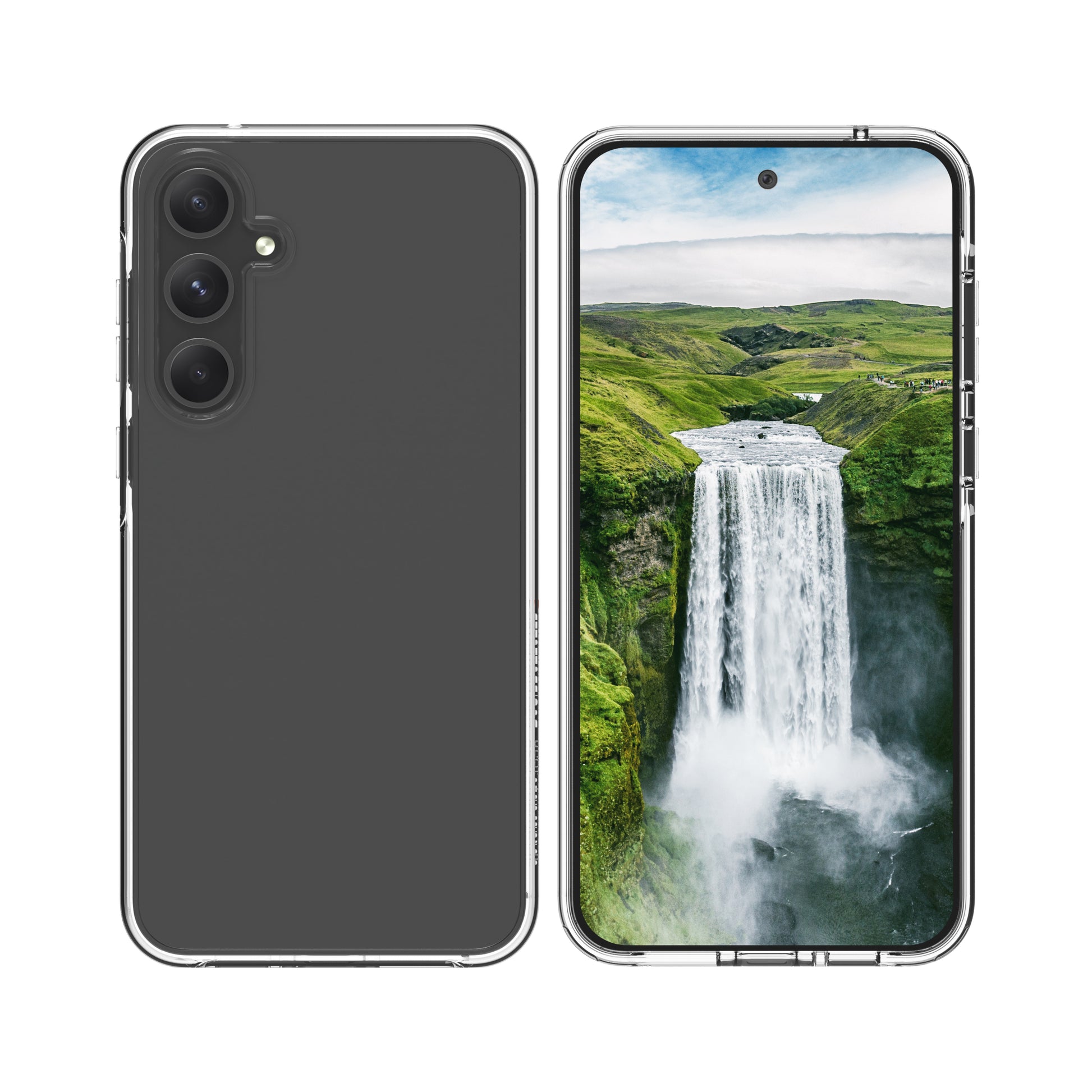 dbramante1928 Iceland Ultra D3O Backcover – für Samsung Galaxy A55 5G, Recycling-Kunststoff, Transparent