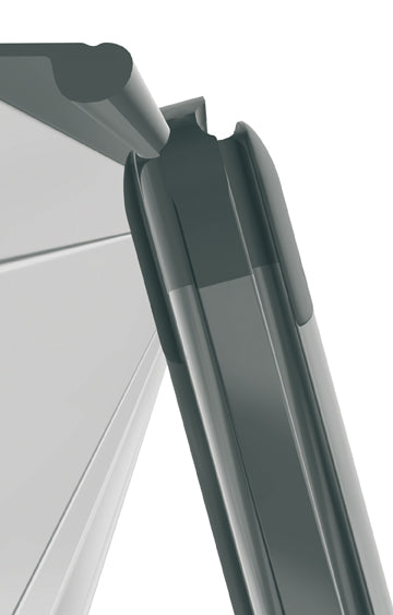 Franken Filztafel Pro – Filz – 90 × 60 cm – Blau, Alurahmen