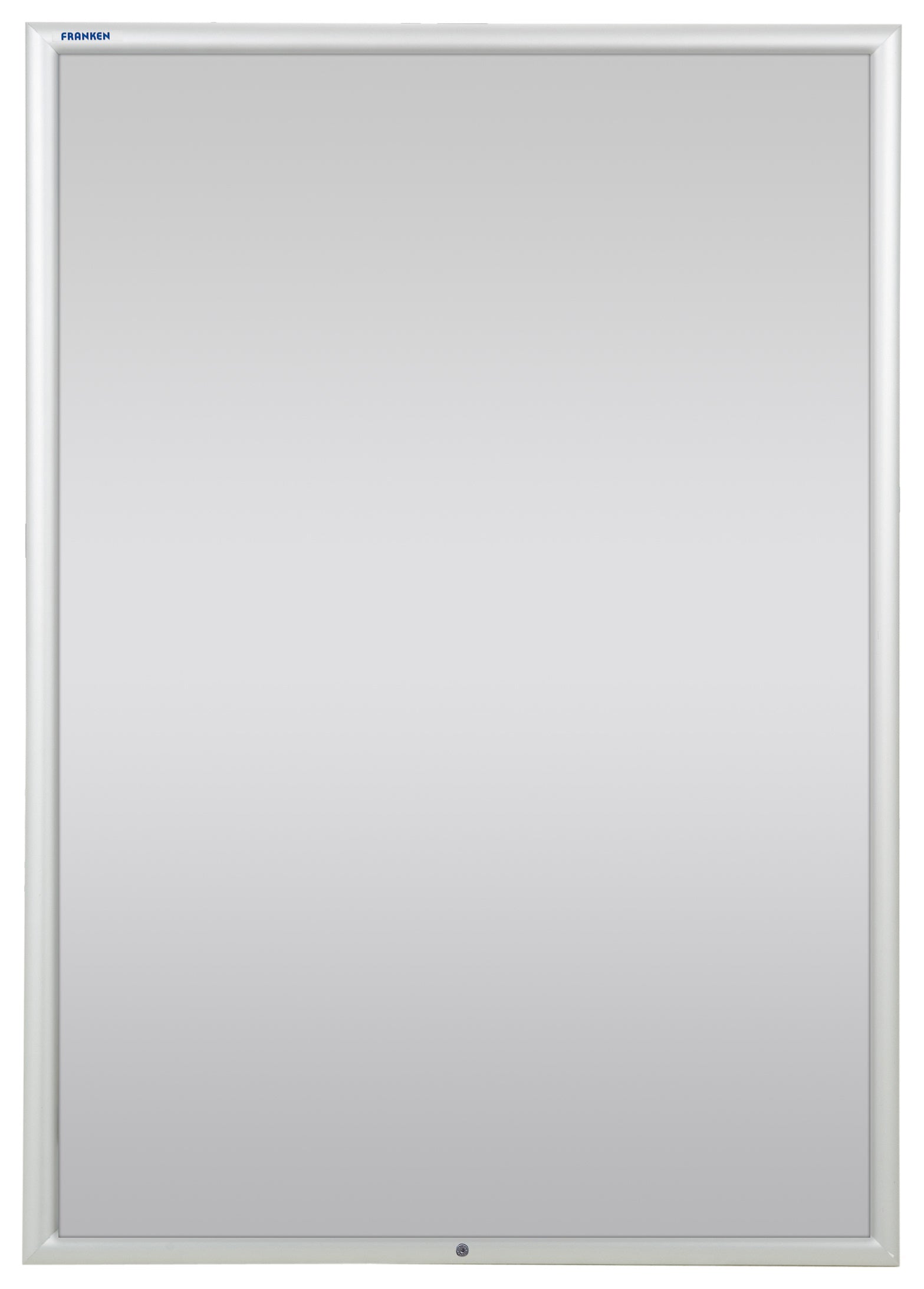 Franken Security Plakatrahmen – 656 × 903 mm – silber, Aluminium, entspiegelt