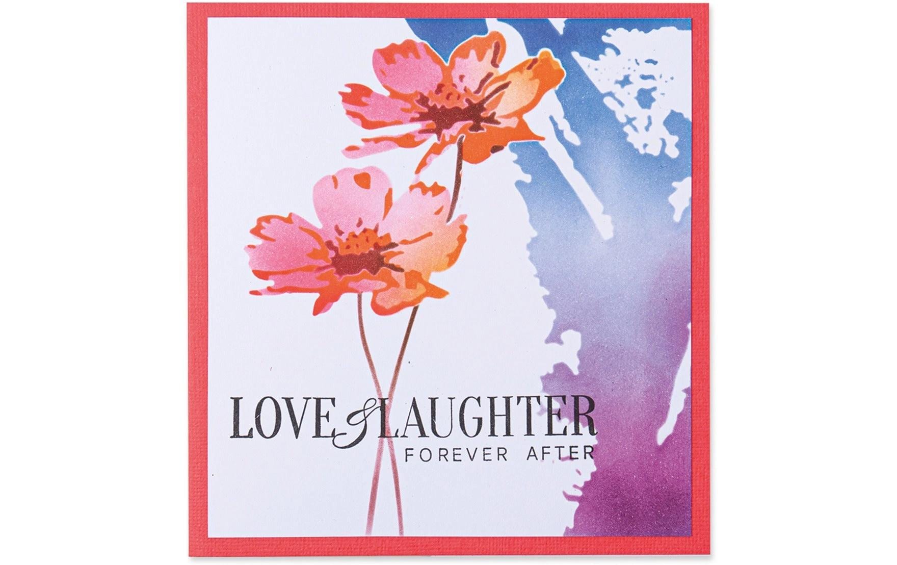Sizzix Schablone – Blume – 150 × 150 mm