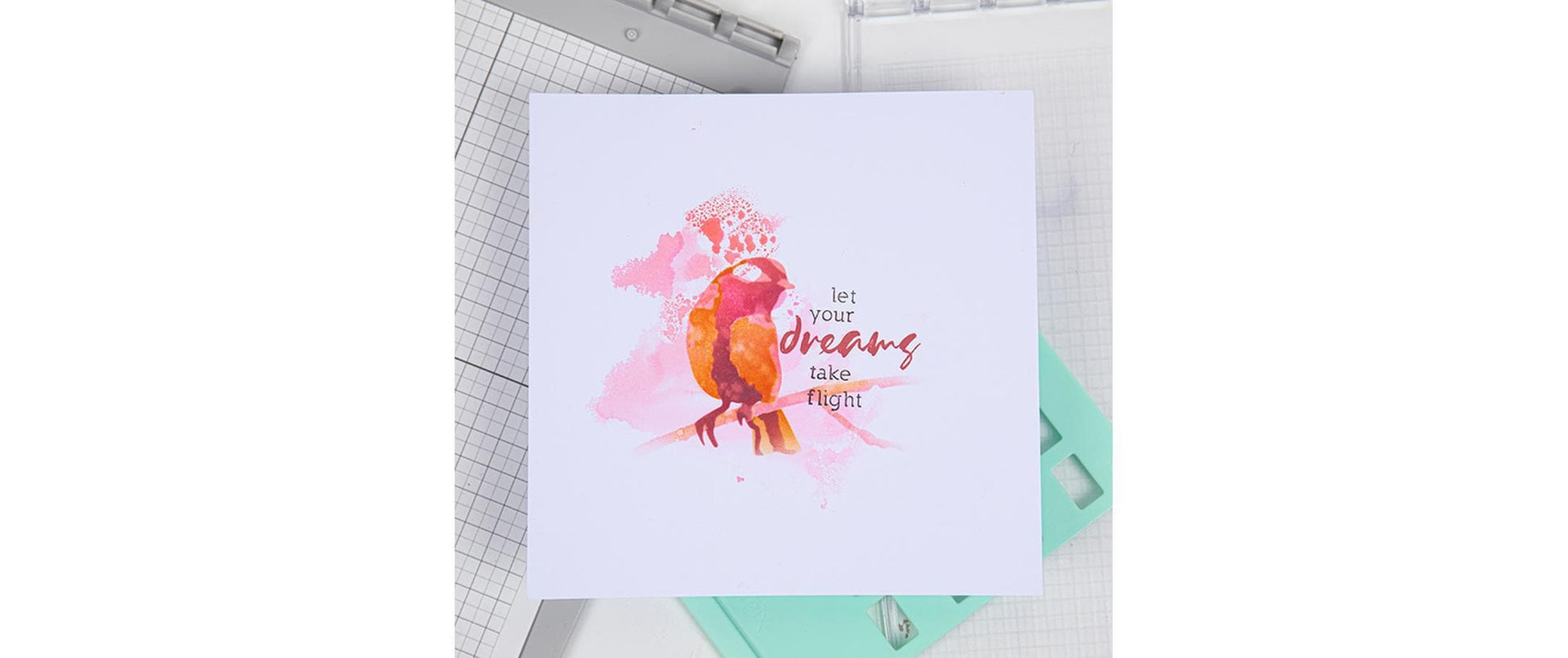 Sizzix Schablone – Vogel & Äste – 150 × 150 mm
