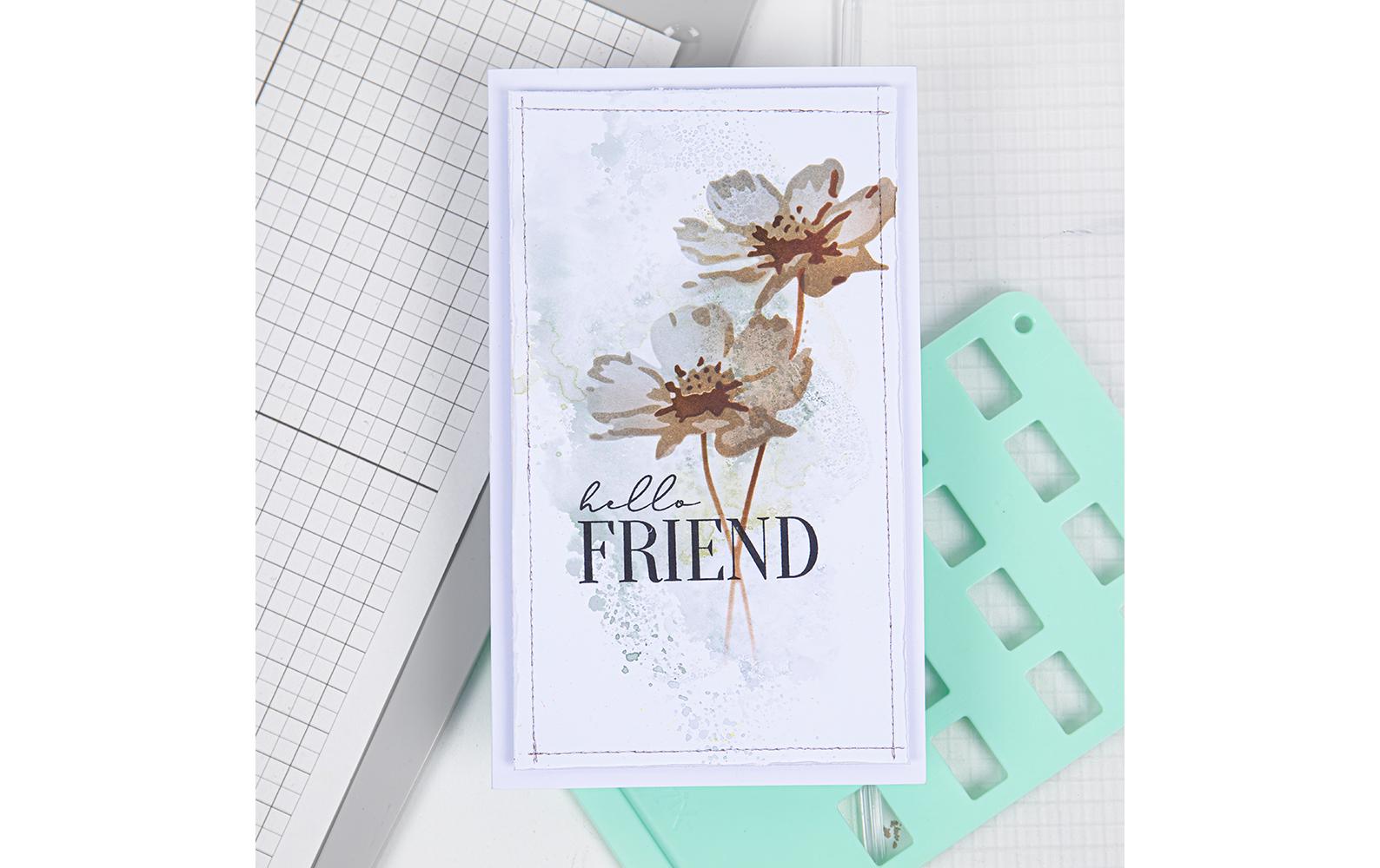 Sizzix Schablone – Blume – 150 × 150 mm