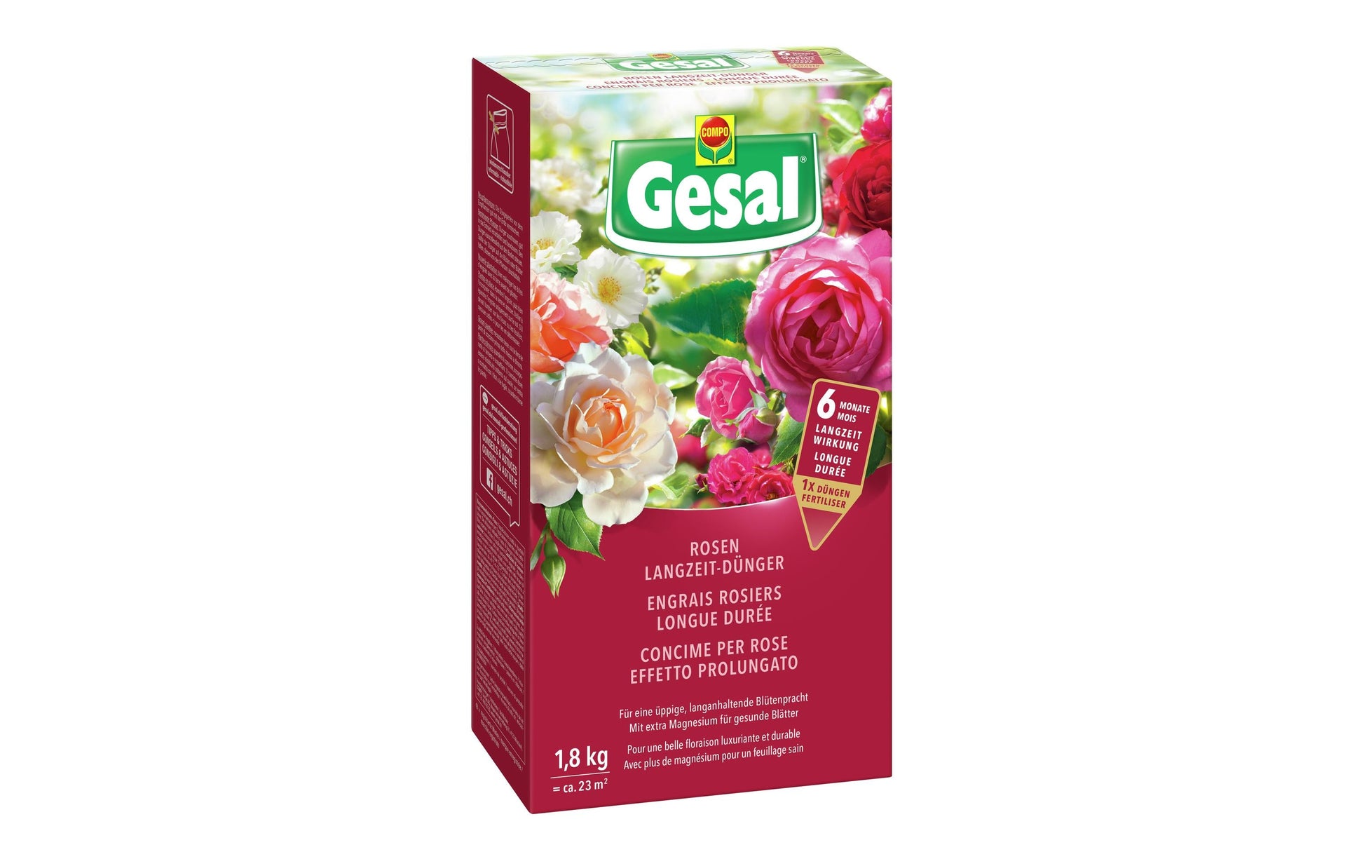 Gesal Mehrnährstoffdünger – für Rosen – Granulat – 1,8 kg