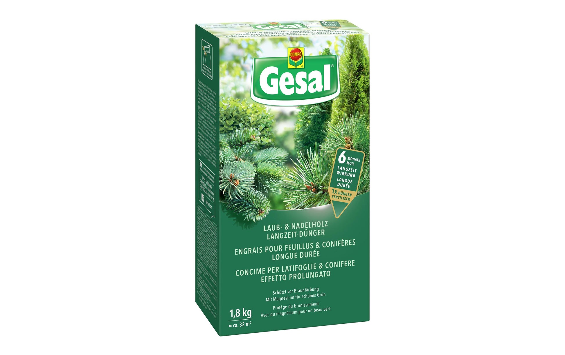 Gesal Laub- und Nadelholz Langzeit-Dünger – 1,8 kg