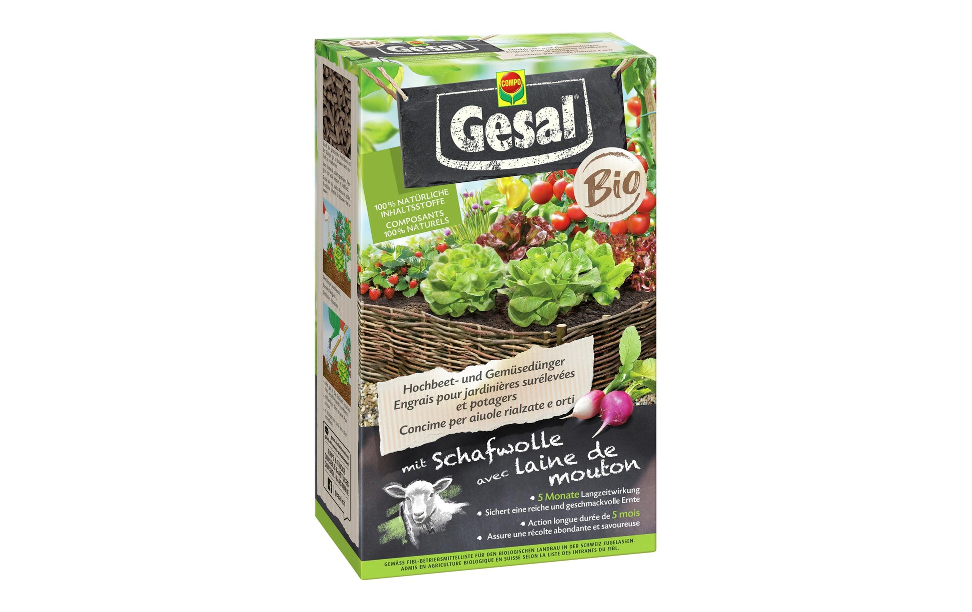 Gesal Bio Hochbeet- und Gemüsedünger – 750 g