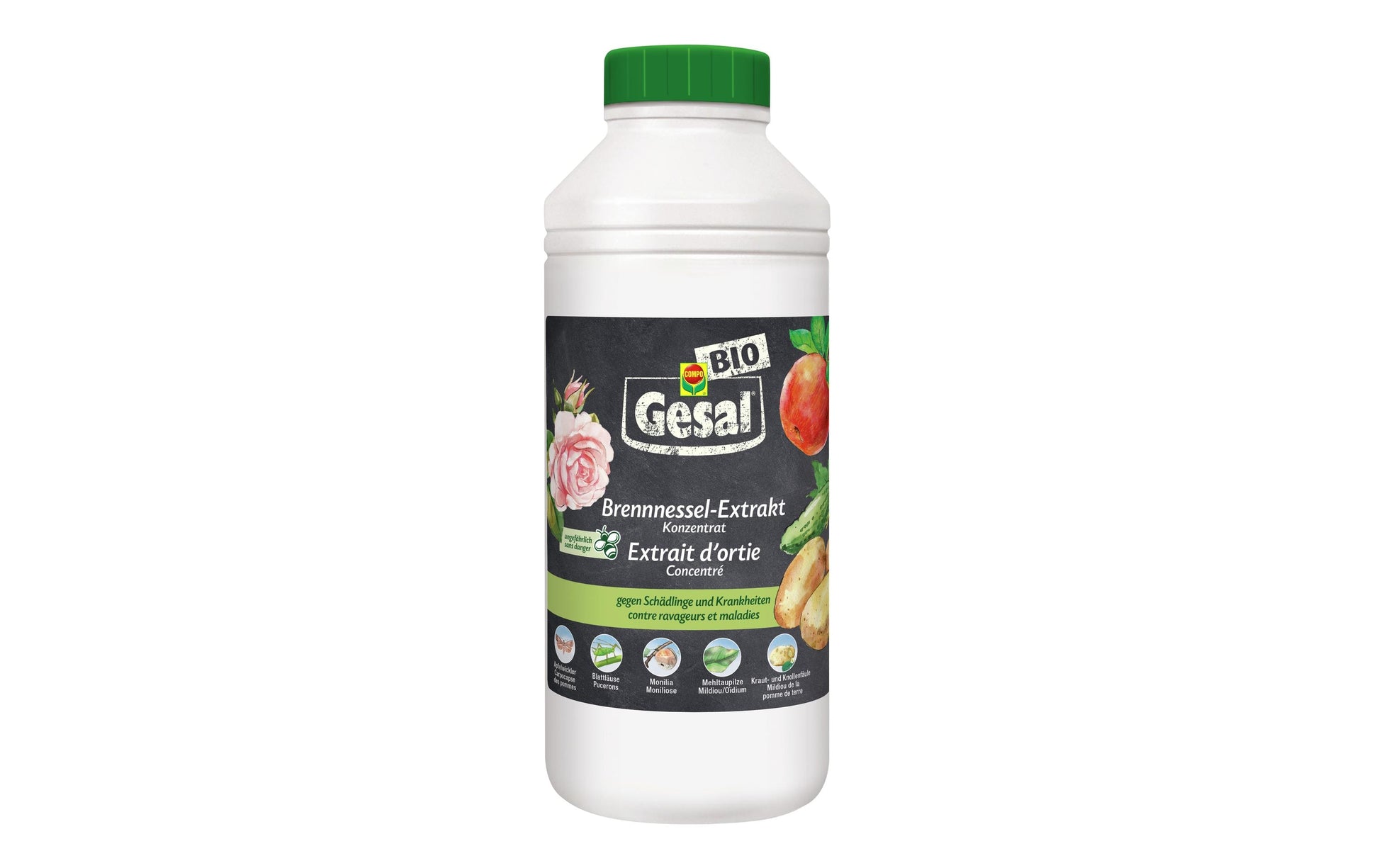 Gesal Brennnessel-Extrakt Konzentrat – 1000 ml – bio – für Garten