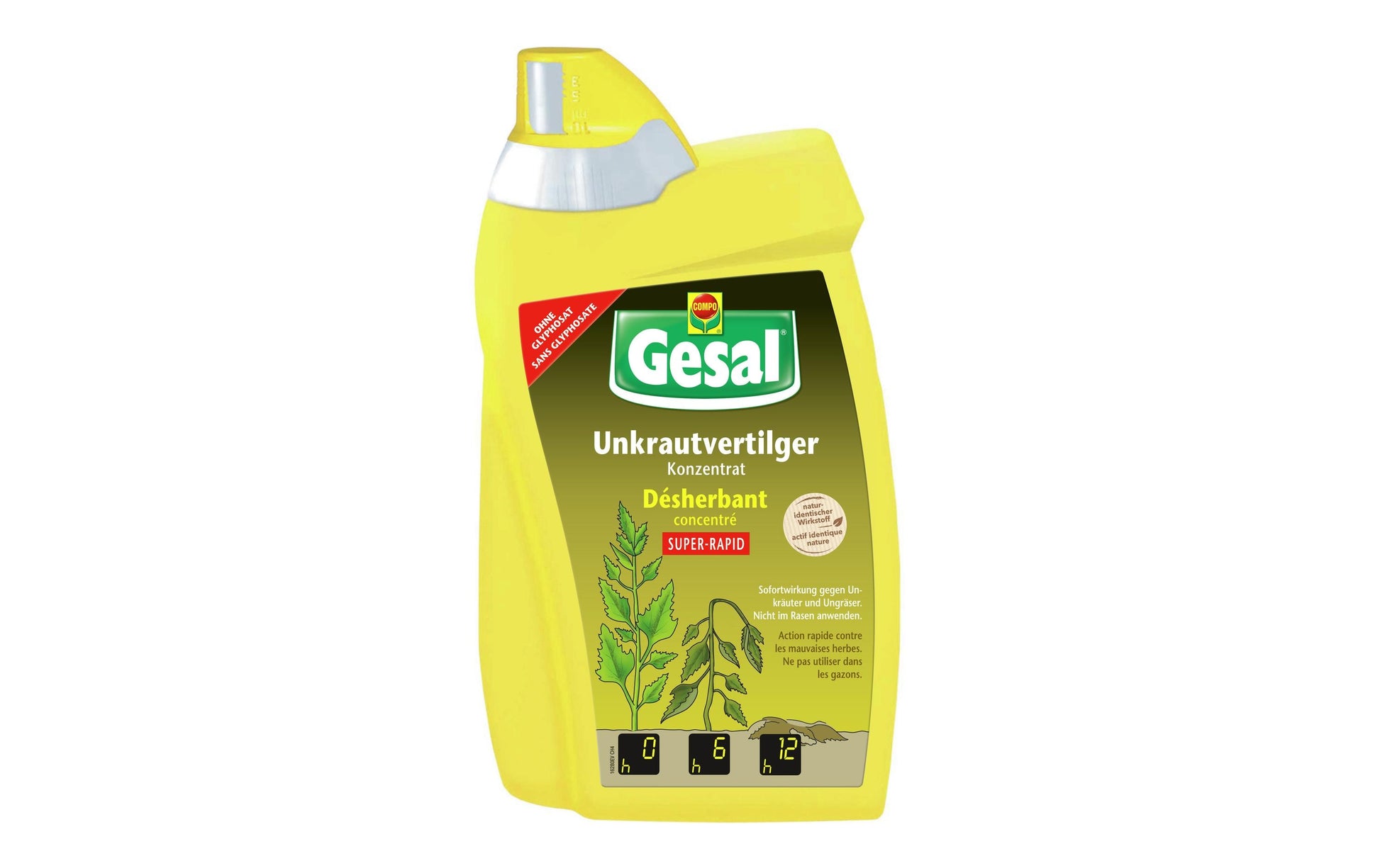 Gesal Unkrautvernichter – 800 ml – Konzentrat – für Unkraut