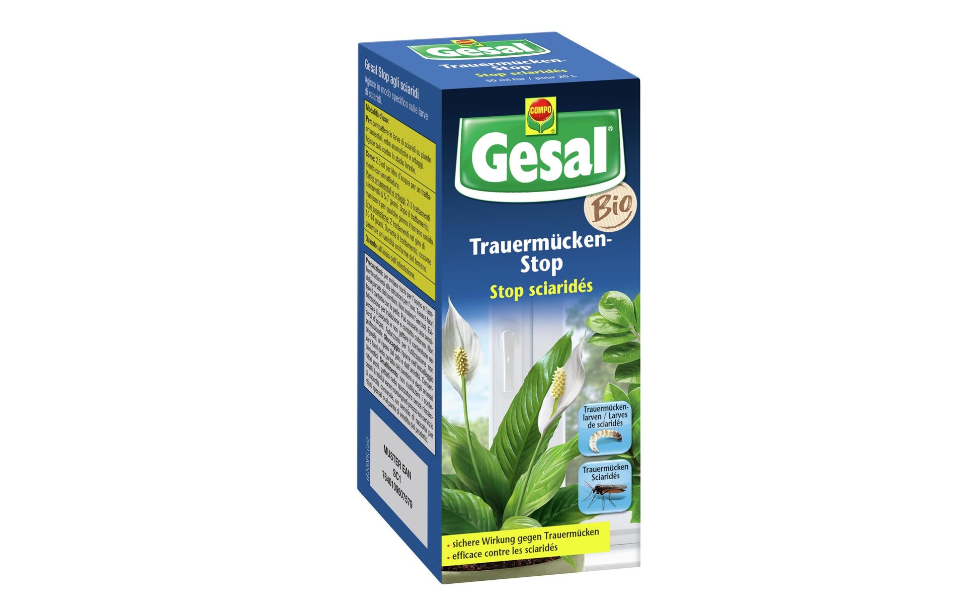 Gesal Trauermücken-Stop – 50 ml – 11 Stk. – für Pflanzenschädlinge