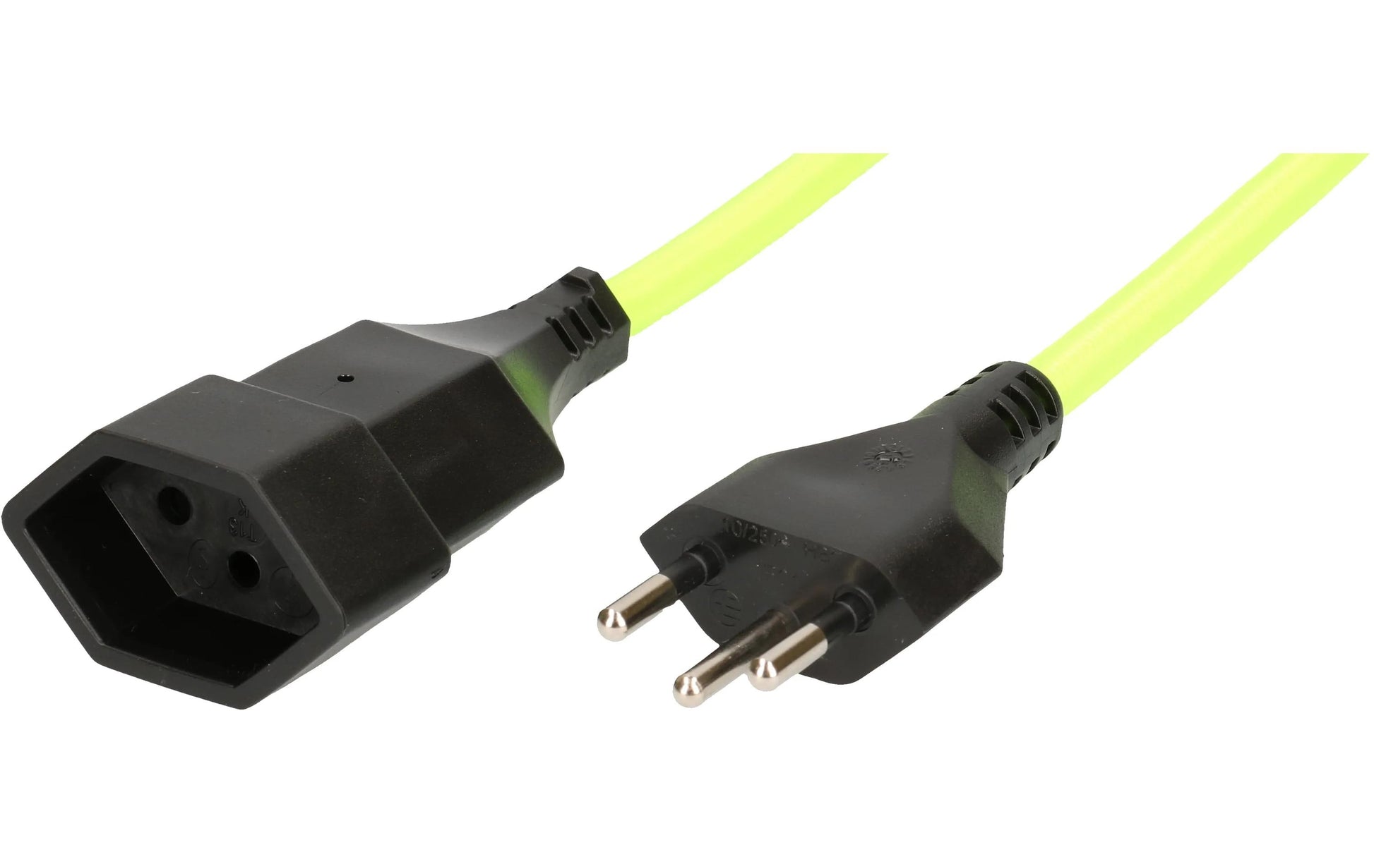 MaxTex Verlängerungskabel – T12–T13, 3 m, 3×1 mm², H05VV-F, Gelb