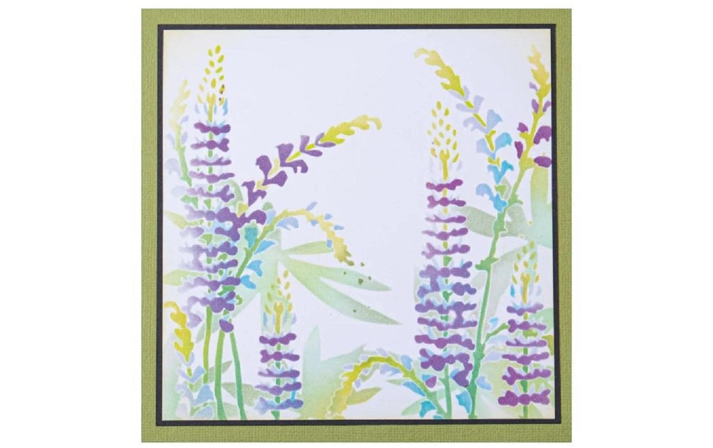 Sizzix Schablone – Wildblumen – 150 × 150 mm
