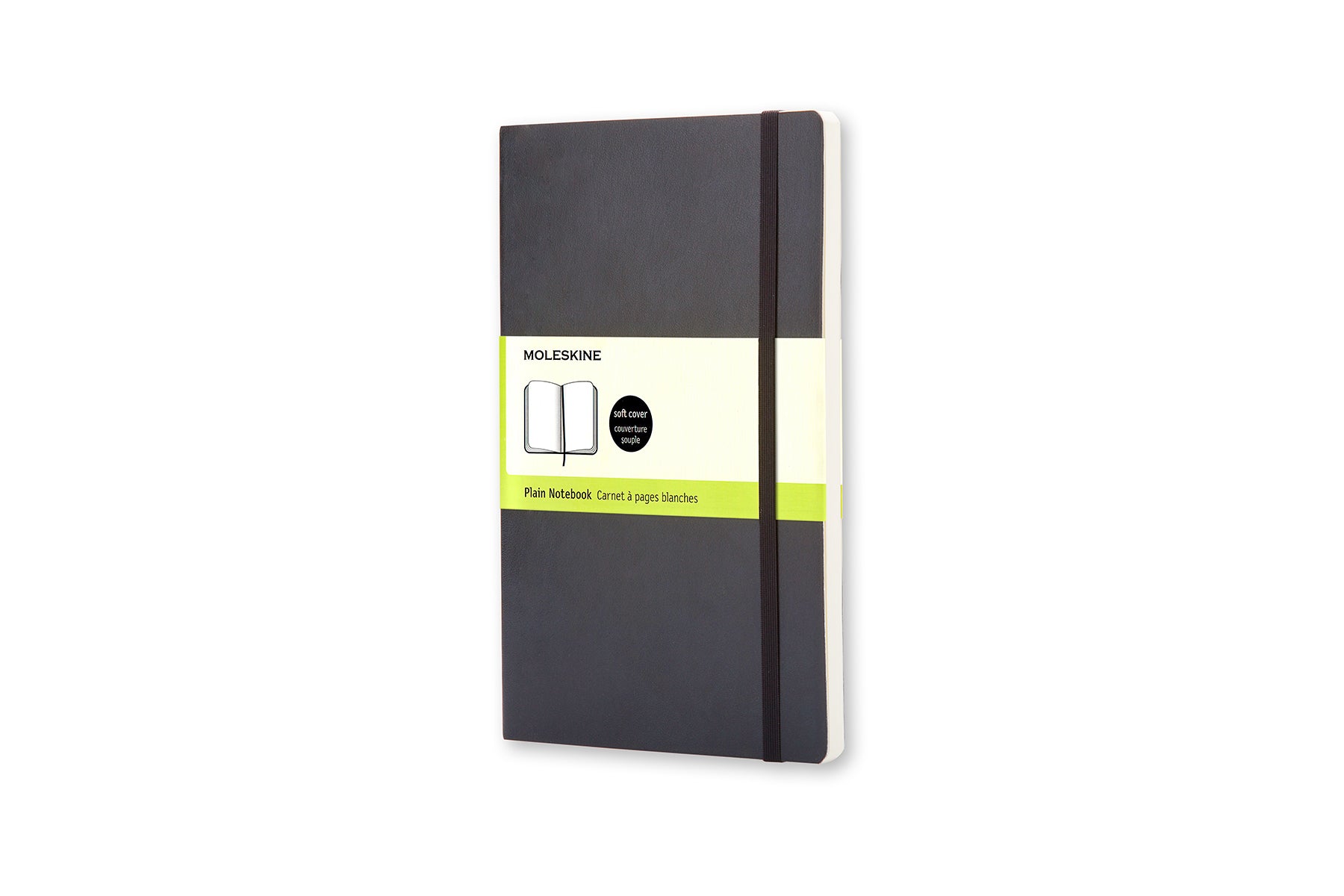 Moleskine Notizbuch Classic, A6, blanko, Fadenheftung, Softcover, 192 Seiten, 70 g/m² – schwarz