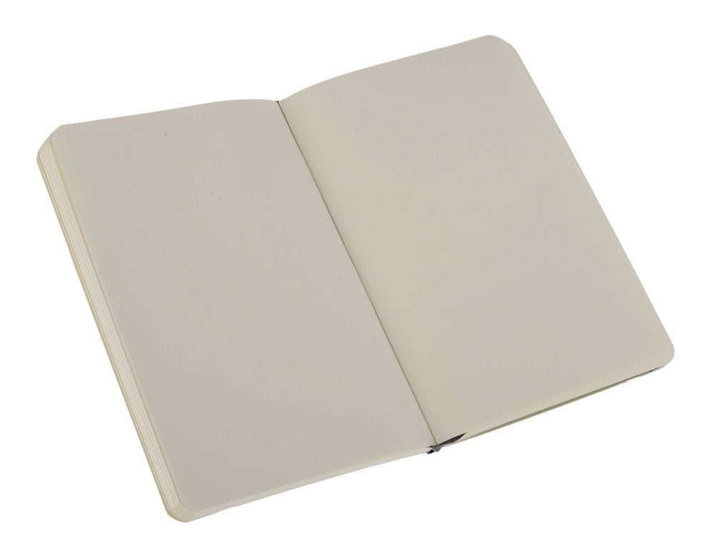 Moleskine Notizbuch Classic, A6, blanko, Fadenheftung, Softcover, 192 Seiten, 70 g/m² – schwarz