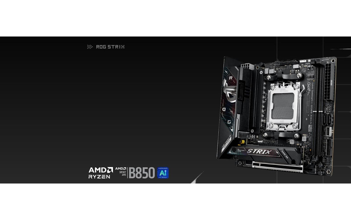 ASUS ROG STRIX B850-I GAMING WIFI – Mainboard – AM5, AMD B850, Mini-ITX, DDR5