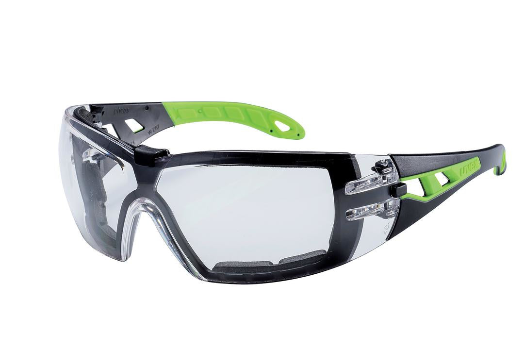 Uvex Schutzbrille pheos – klar, beschlagfrei, kratzfest, UV-Schutz