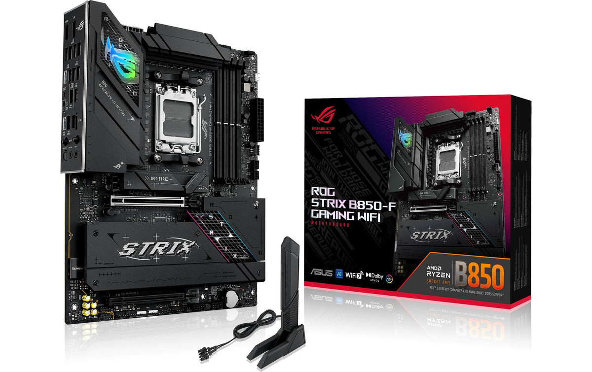 ASUS ROG STRIX B850-F GAMING WIFI – Mainboard – Sockel AM5, AMD B850, ATX, DDR5