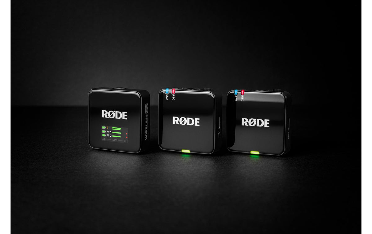 RØDE Wireless GO Gen3 Lavaliermikrofon Set – 3,5 mm Klinke, Kabellos (2,4 GHz), Omnidirektional, 20–20'000 Hz