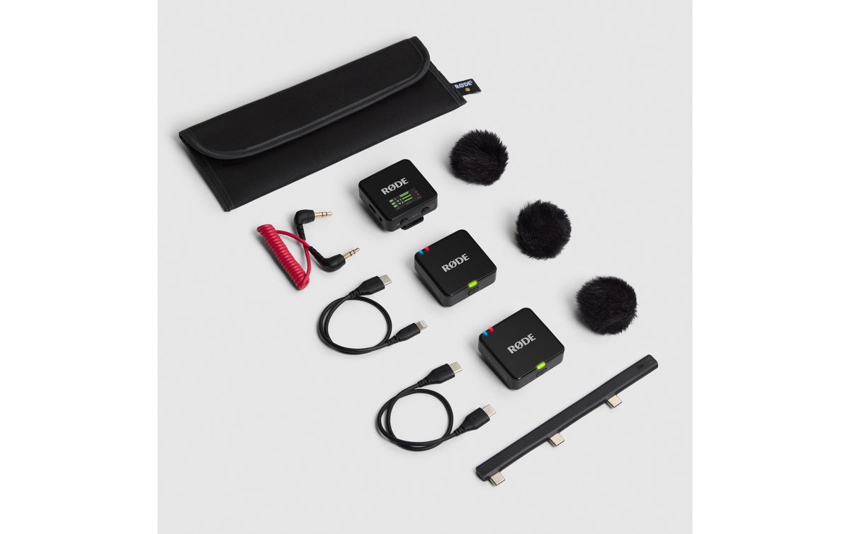 RØDE Wireless GO Gen3 Lavaliermikrofon Set – 3,5 mm Klinke, Kabellos (2,4 GHz), Omnidirektional, 20–20'000 Hz