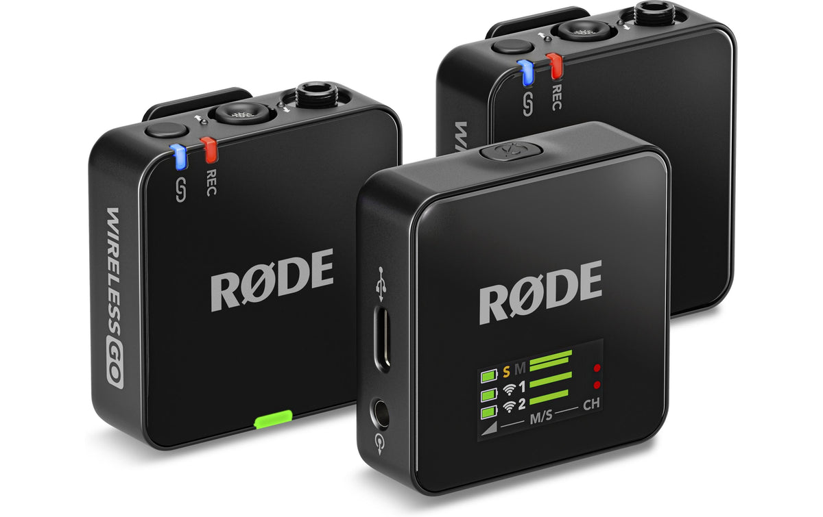 RØDE Wireless GO Gen3 Lavaliermikrofon Set – 3,5 mm Klinke, Kabellos (2,4 GHz), Omnidirektional, 20–20'000 Hz