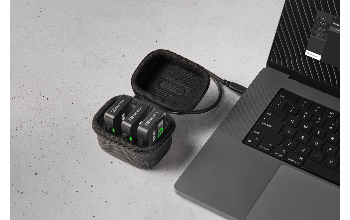 RØDE Chargingcase+ – Koffer/Case für Wireless GO (Gen 3), schwarz