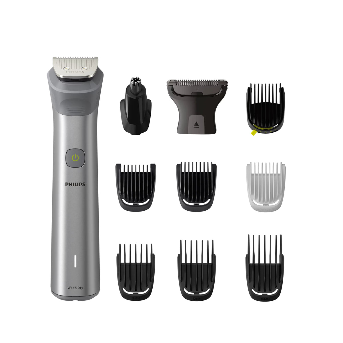 Philips All-in-one-Trimmer MG5930/15 – 11 Längeneinstellungen, 120 min Laufzeit – nass & trocken – Silber