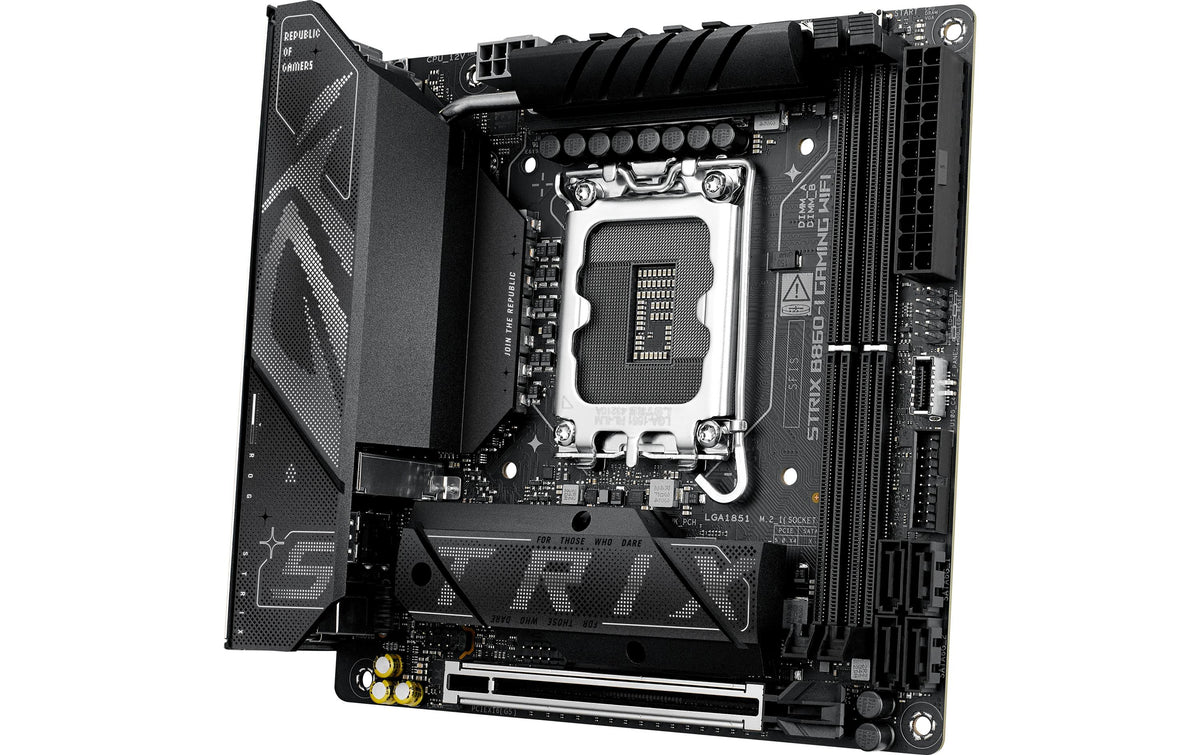 ASUS ROG STRIX B860-I GAMING WIFI – Mainboard – LGA 1851, Intel B860, mini-ITX, DDR5