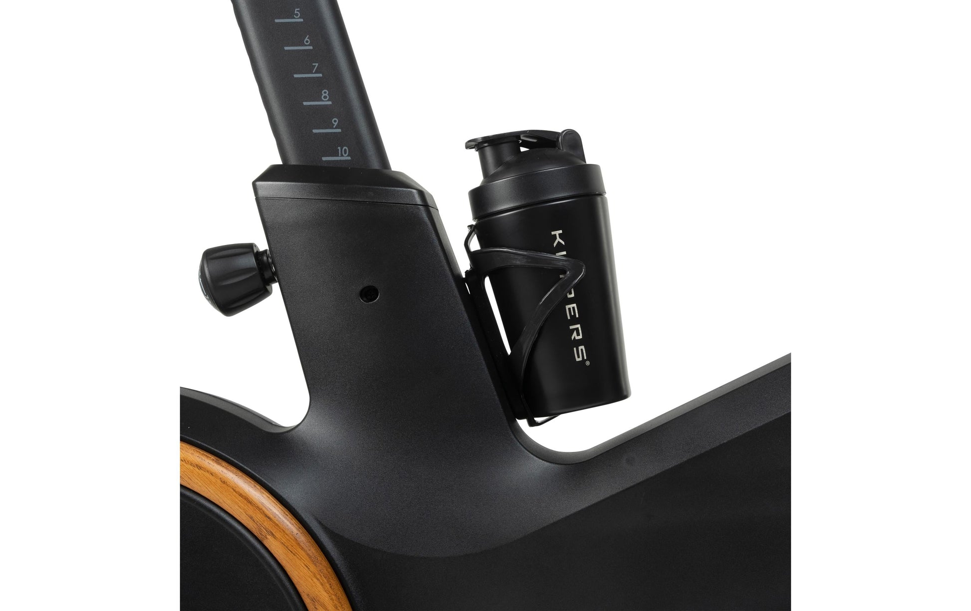 Kuipers Roller-Fahrrad-Trainer S3, 16 kg Schwungmasse, 150 kg Belastbarkeit – Schwarz