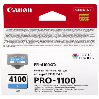 Canon Tintenpatrone PFI-4100 C, cyan, original