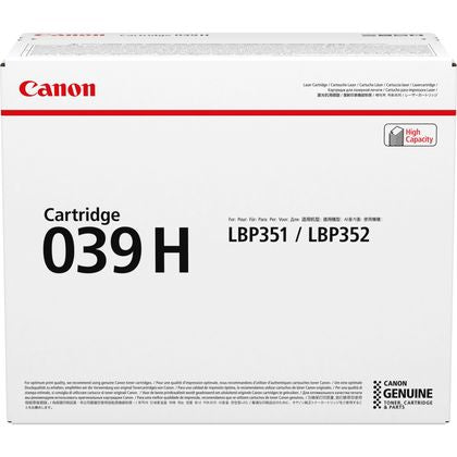 Canon CRG 039H (0288C002) Schwarz Toner – Original – 25'000 Seiten – für Canon i-SENSYS LBP352x/LBP351x