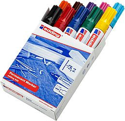 Edding Permanent Marker – farbig sortiert, 10er Pack