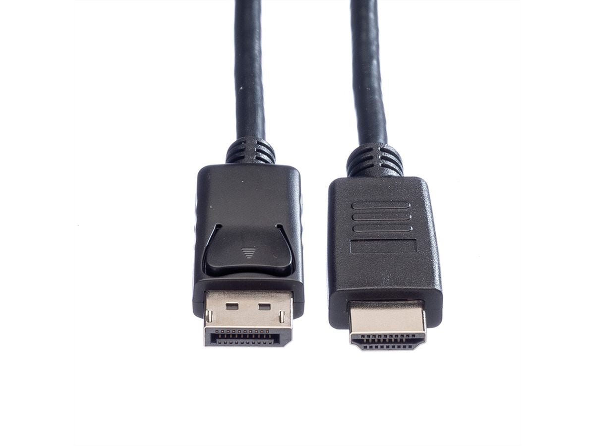 ROLINE GREEN DisplayPort auf HDMI Kabel DP 1.1 1080p 60 Hz – 2 m – für TV, Beamer, Projektor