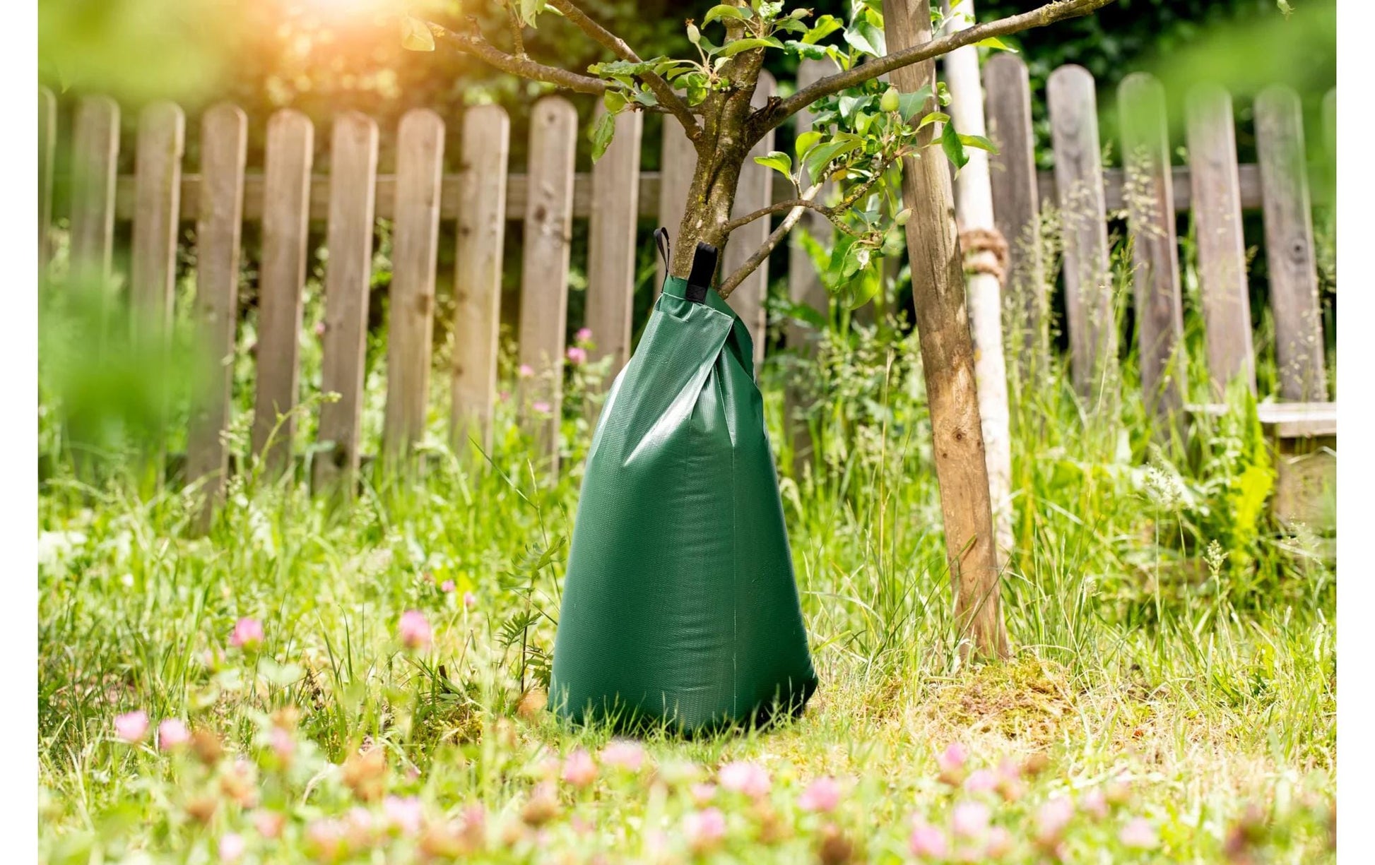 Windhager Baumbewässerungsbeutel 95 l – grün – Ø 320 × 1150 mm