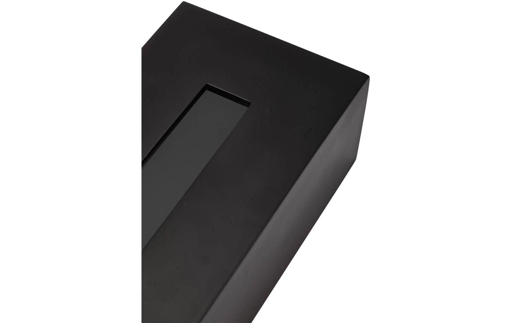 Aquanova Serviettenspender – Kunststoff, Schwarz, Tisch, 265 × 80 × 133 mm