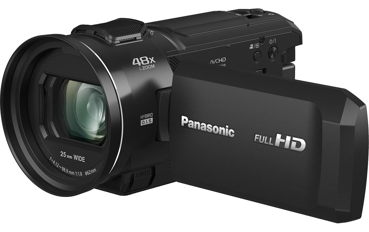 Panasonic HC-V900E-K – Camcorder, 1080p, 24× optischer Zoom, schwarz