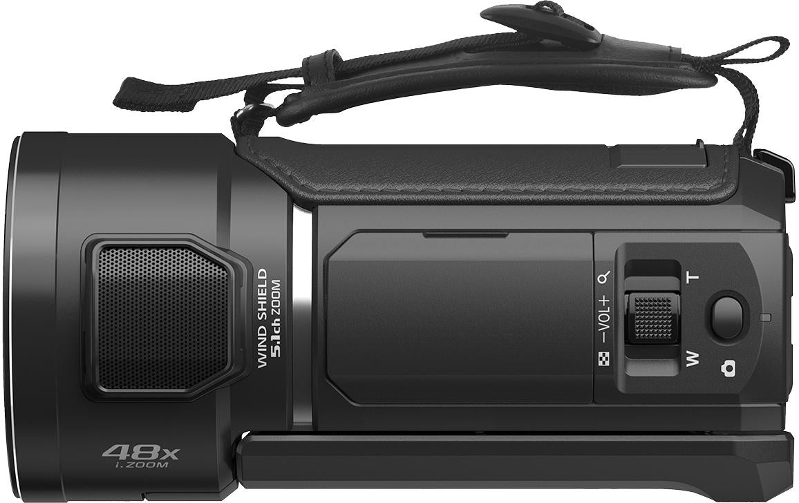 Panasonic HC-V900E-K – Camcorder, 1080p, 24× optischer Zoom, schwarz