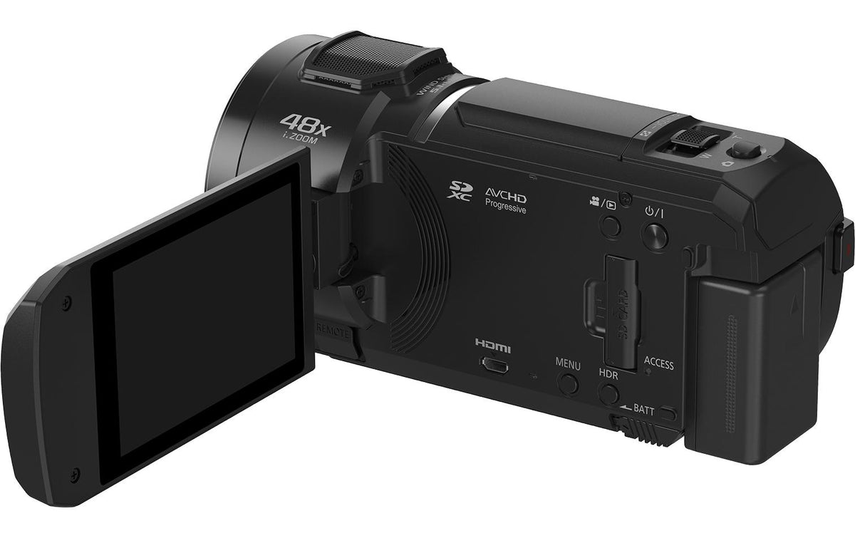 Panasonic HC-V900E-K – Camcorder, 1080p, 24× optischer Zoom, schwarz
