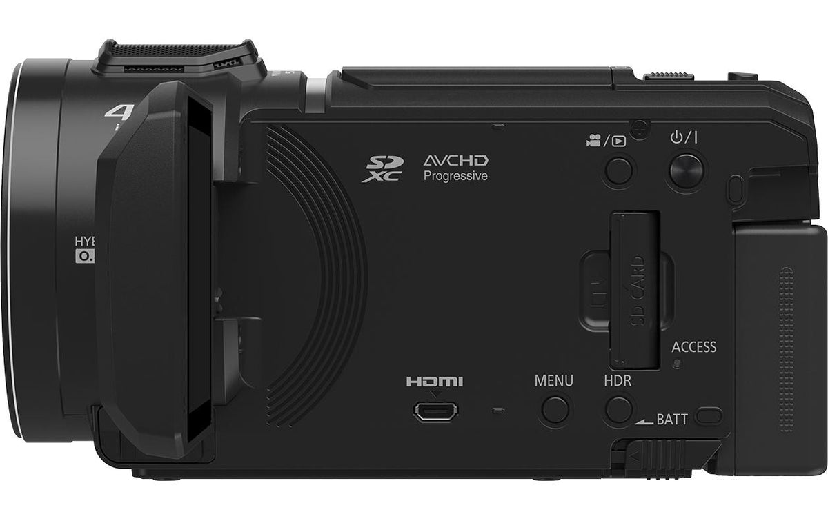 Panasonic HC-V900E-K – Camcorder, 1080p, 24× optischer Zoom, schwarz