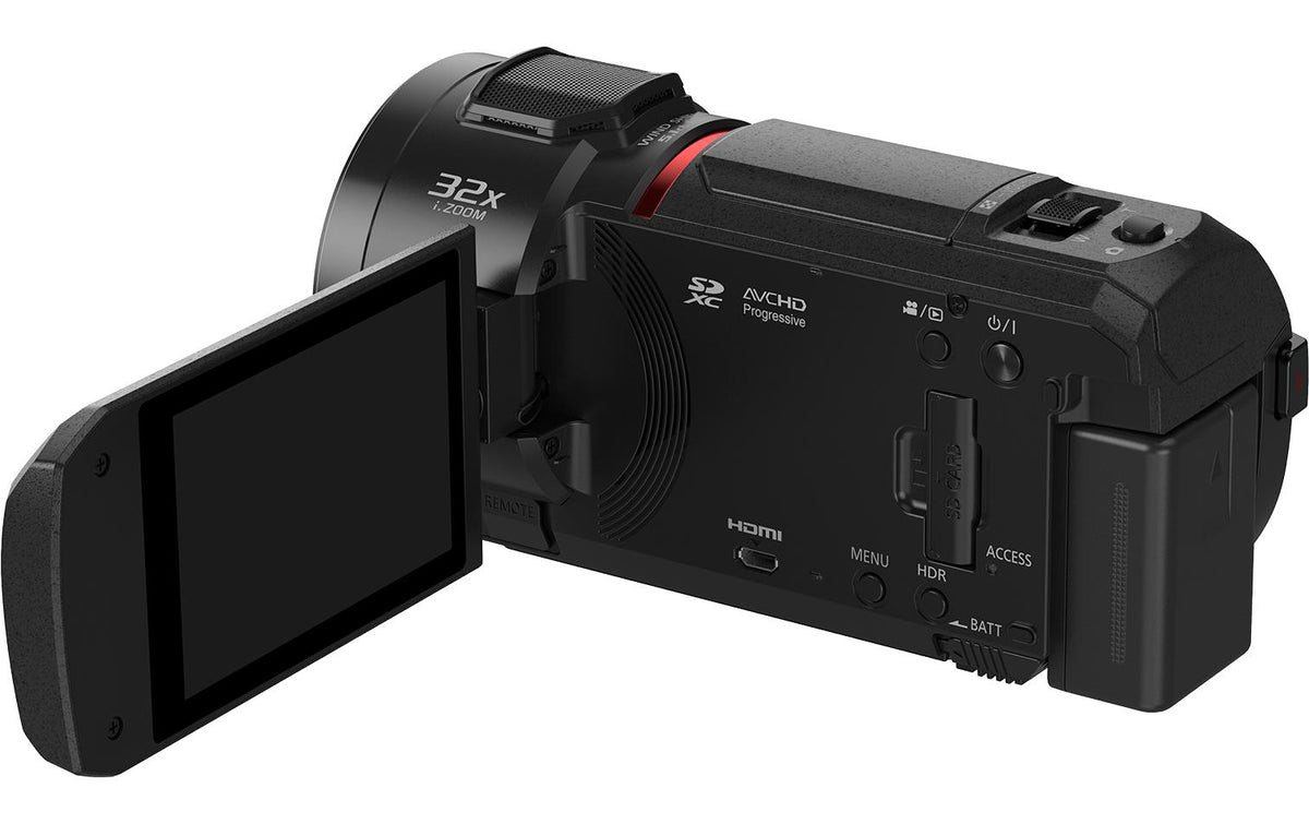 Panasonic HC-VX3E-K – Camcorder, 4K, 24× optischer Zoom, schwarz