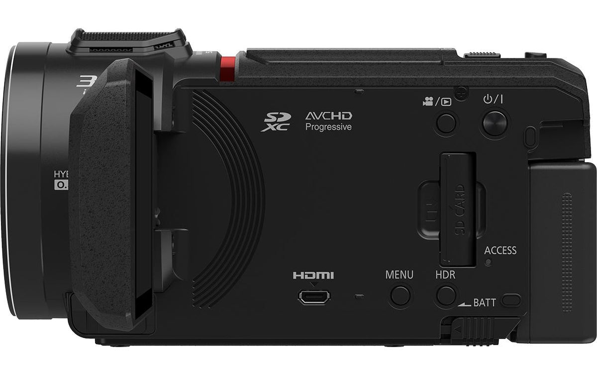Panasonic HC-VX3E-K – Camcorder, 4K, 24× optischer Zoom, schwarz