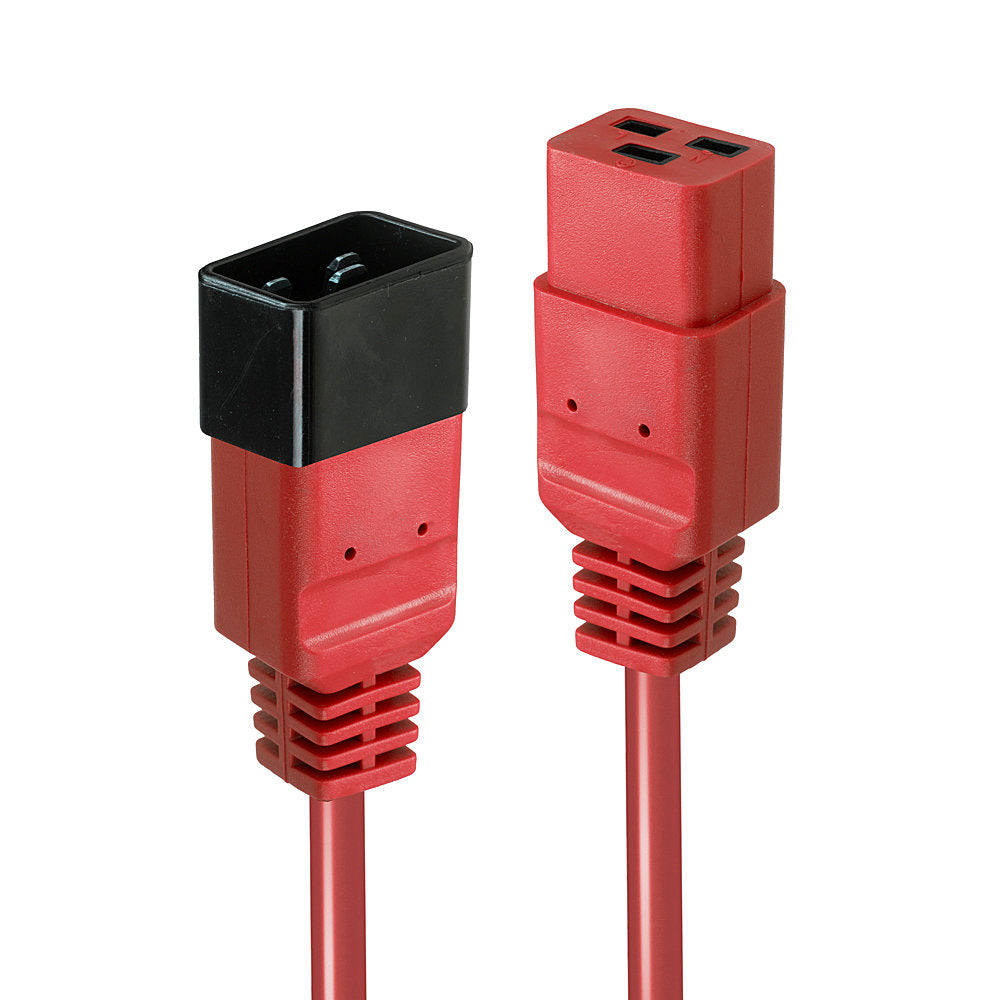 Lindy Netzkabel, IEC C19 auf IEC C20, 3 m, Rot