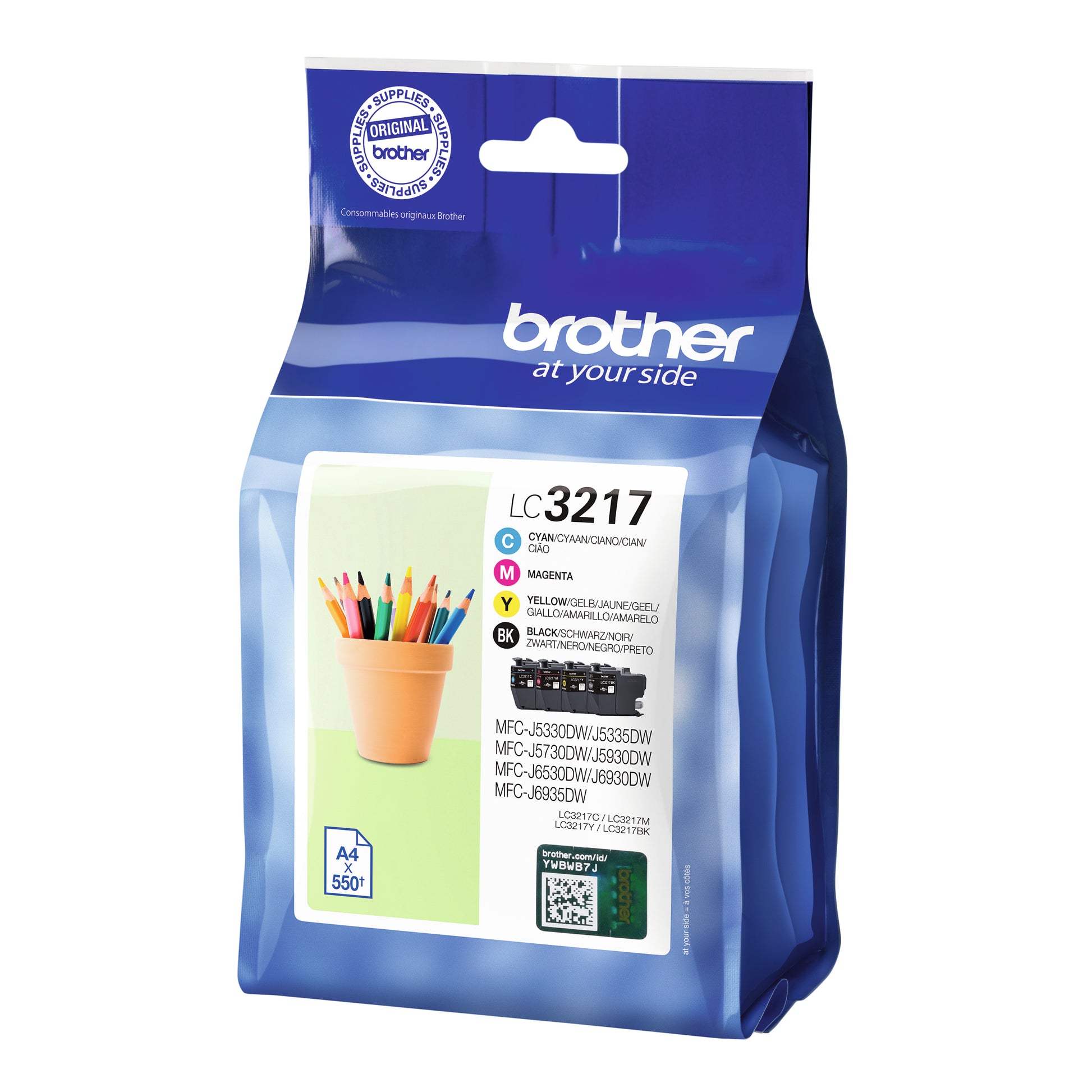 Brother Tintenpatronen-Multipack CMYK, 4er-Pack