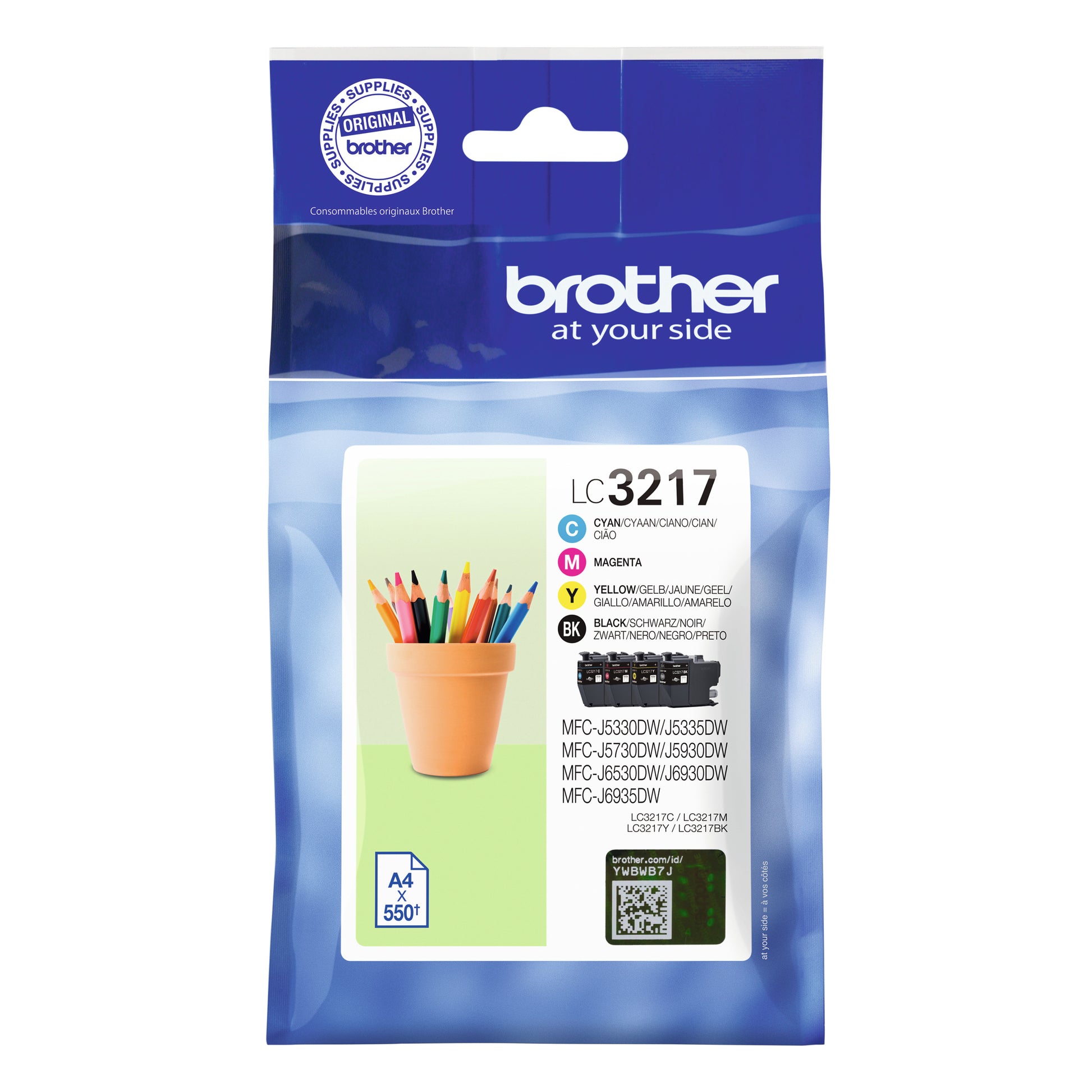 Brother Tintenpatronen-Multipack CMYK, 4er-Pack