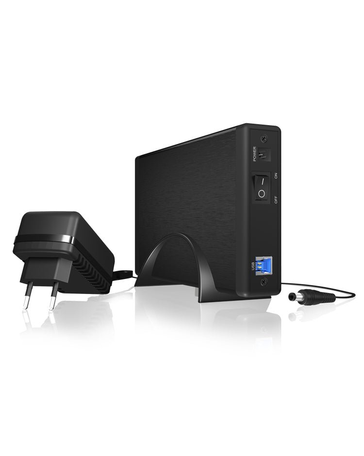 ICY BOX IB-377U3 – 1-Bay Desktop HDD-Gehäuse – für 3,5" HDD, SATA