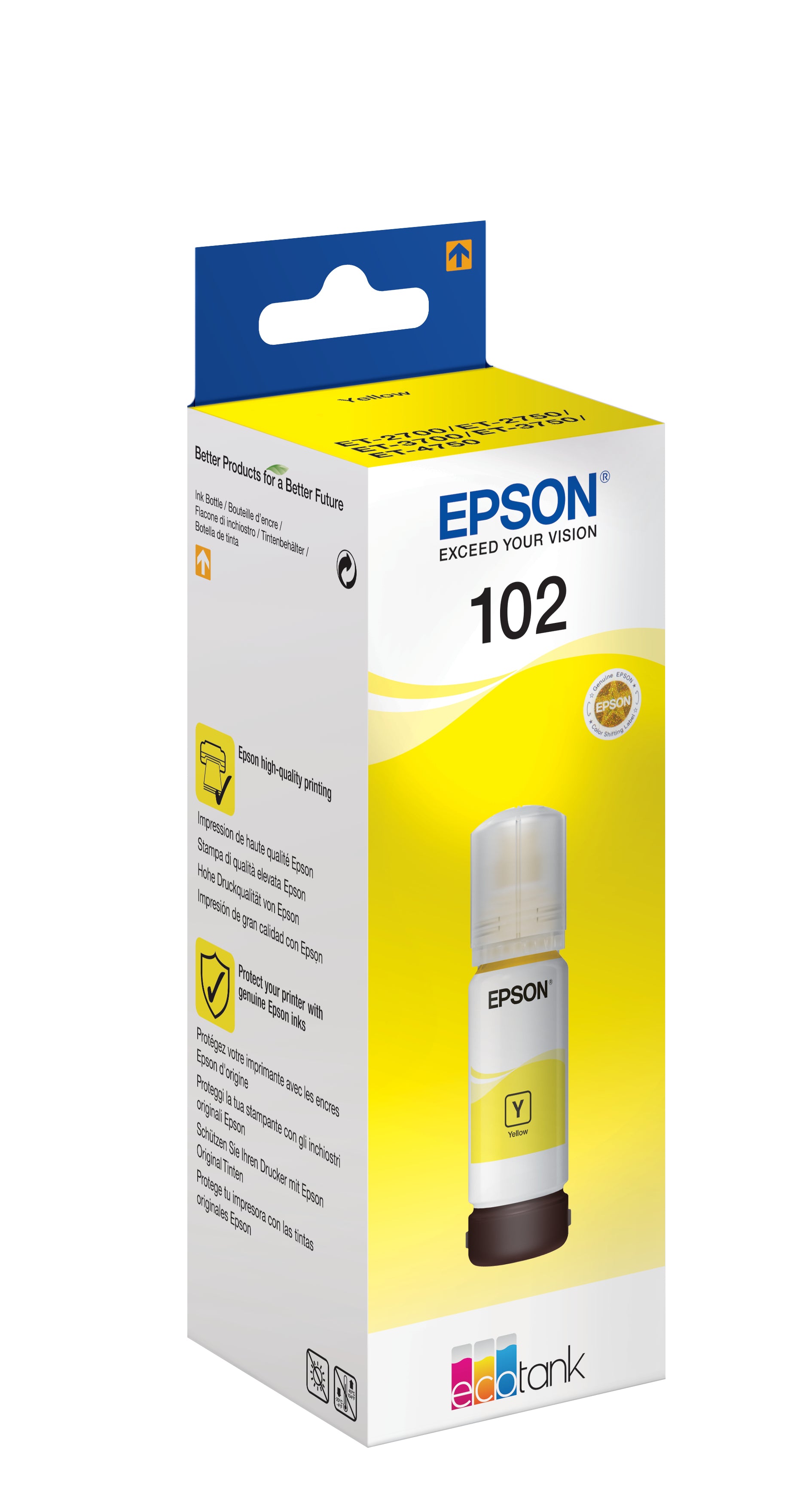 Epson Tintenpatrone 102, Gelb