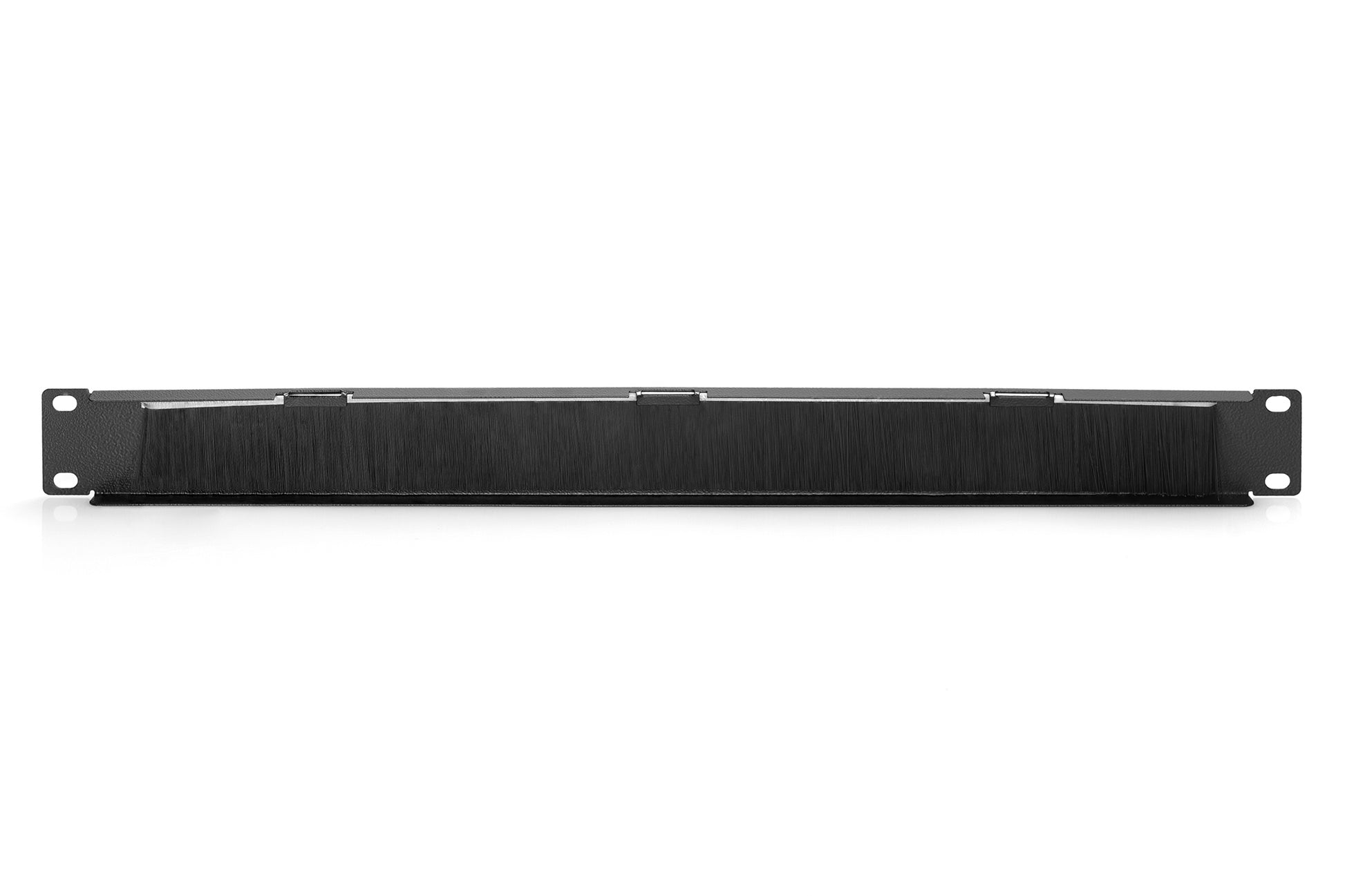 Digitus 19" 1U Rangierpanel, Kabelbürstenleiste, 483×11×44 mm – Schwarz